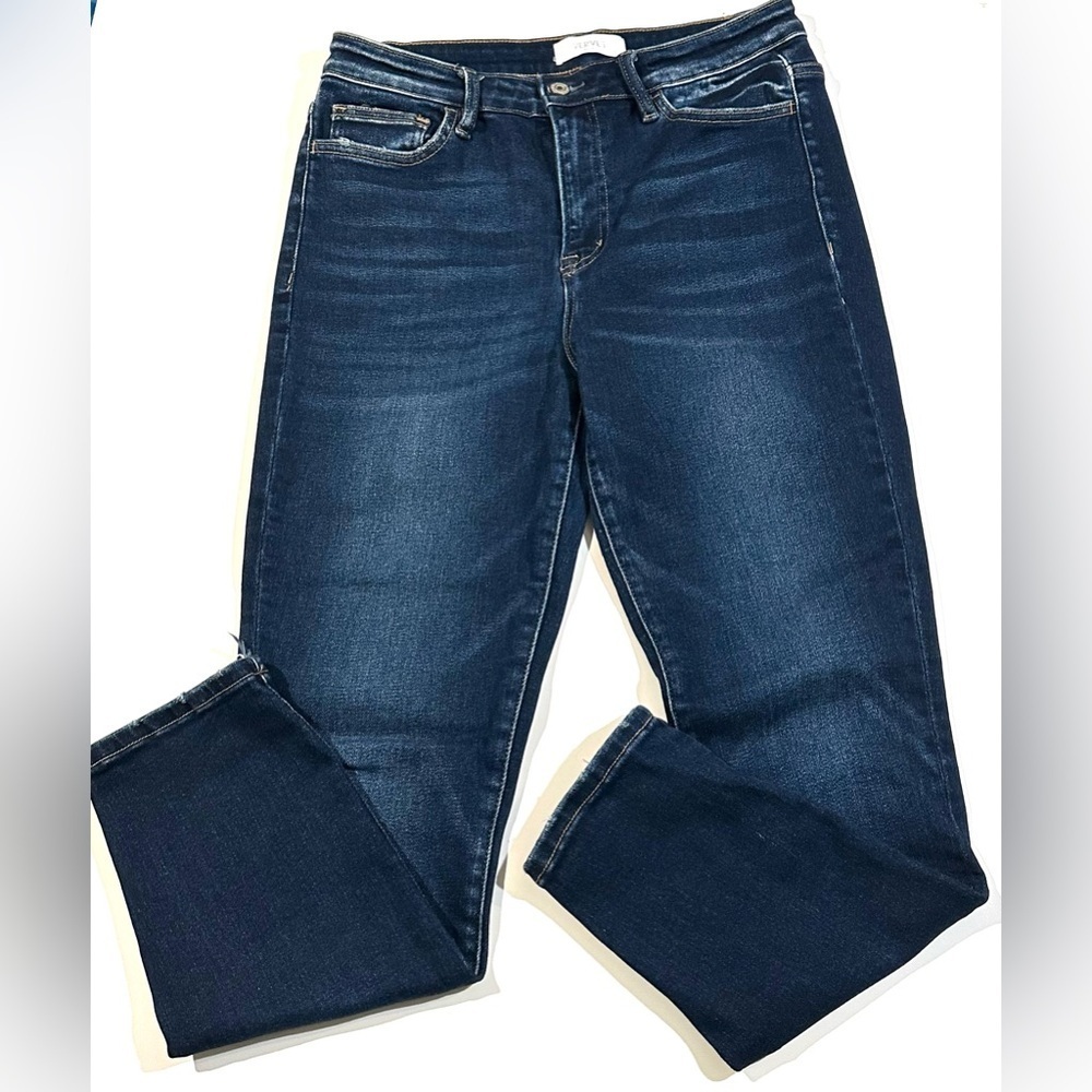 Vervet Women's Blue Jeans, Size 30, High-Rise, Skinny Fit, Stretch Distressed - Picture 9 of 13